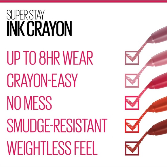 FREE with any purchase Maybelline Super Stay Ink Crayon in shade Keep it Fun - Picture 8 of 9